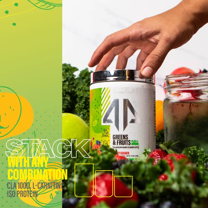 AP Sports Regimen Greens & Fruits + Immune, Pineapple Twist - 300 grams | High-Quality Health and Wellbeing | MySupplementShop.co.uk