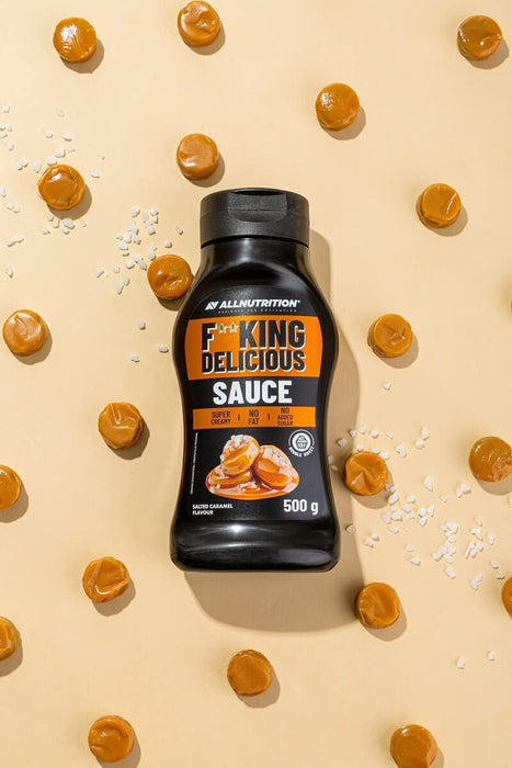 Allnutrition Fitking Delicious Sauce, Salted Caramel - 500g | High-Quality Combination Multivitamins & Minerals | MySupplementShop.co.uk