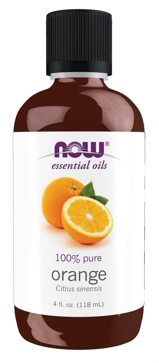 NOW Foods Essential Oil, Orange Oil Pure - 118 ml. | High-Quality Health and Wellbeing | MySupplementShop.co.uk