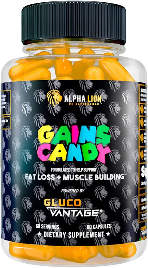 Alpha Lion Gains Candy Glucovantage 60Caps - Sports Nutrition at MySupplementShop by Alpha Lion