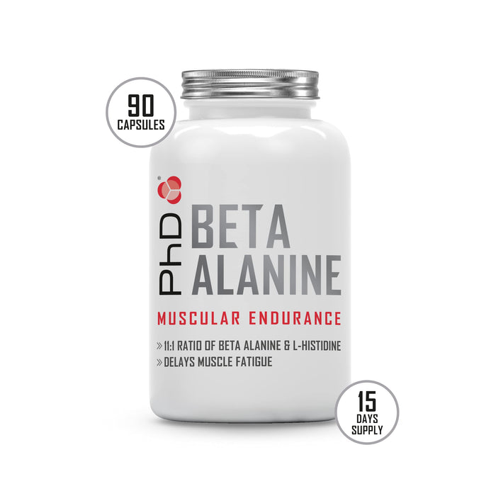 PhD Beta Alanine - 90 caps | High-Quality Amino Acids and BCAAs | MySupplementShop.co.uk