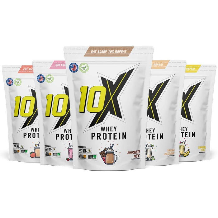 1X Athletic 10X Athletic Whey Protein 720g Chocolate Milk | High-Quality Supplements | MySupplementShop.co.uk