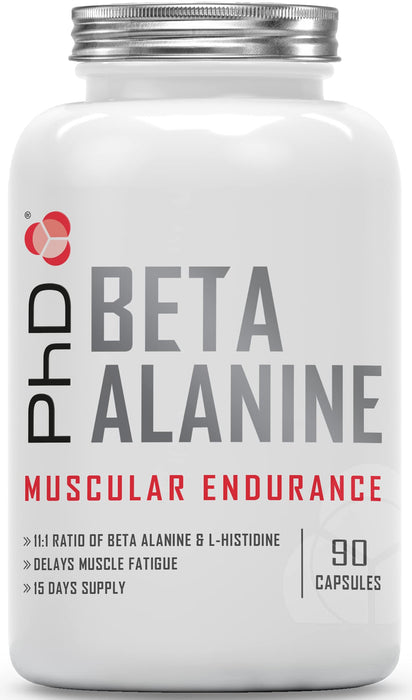 PhD Beta Alanine - 90 caps | High-Quality Amino Acids and BCAAs | MySupplementShop.co.uk