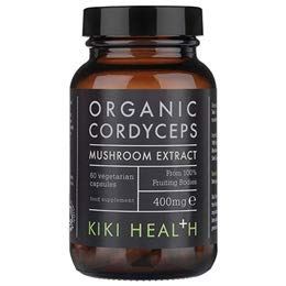 Kiki Health Organic Cordyceps Extract Mushroom 60 Vegicaps | High-Quality Vitamins & Supplements | MySupplementShop.co.uk