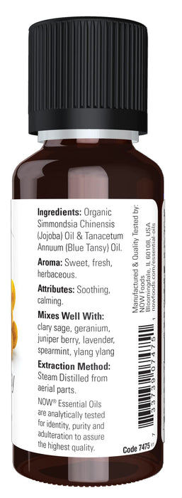 NOW Foods Essential Oil, Blue Tansy Oil - 30 ml. - Essential Oil Blends at MySupplementShop by NOW Foods