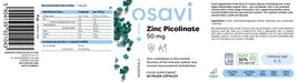 Osavi Zinc Picolinate, 50mg - 60 vegan caps | High-Quality Zinc | MySupplementShop.co.uk