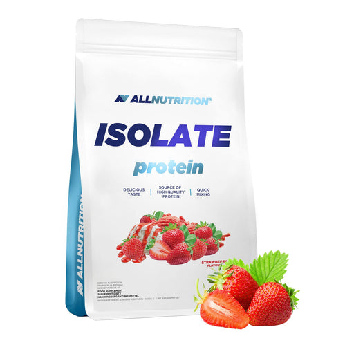 Allnutrition Isolate Protein, Strawberry - 2000 grams | High-Quality Protein | MySupplementShop.co.uk