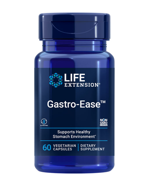 Life Extension Gastro-Ease - 60 vcaps | High-Quality Supplements | MySupplementShop.co.uk