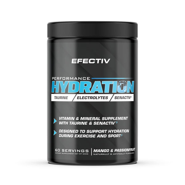 Efectiv Nutrition Performance Hydration 600g Mango & Passionfruit | High-Quality Energy Drinks | MySupplementShop.co.uk