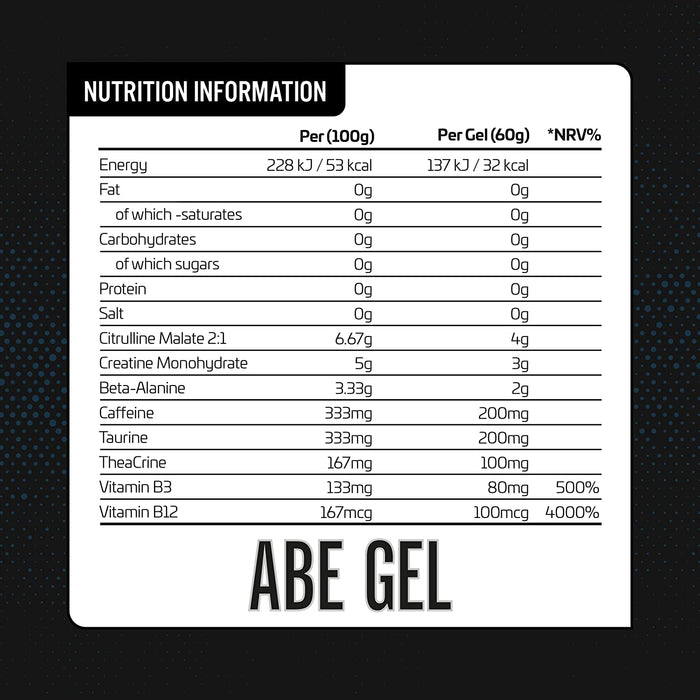 Applied Nutrition ABE Pre Workout Gel 20 x 60g - Pre &amp; Post Workout at MySupplementShop by Applied Nutrition