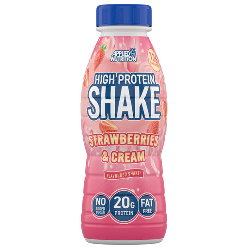 Applied Nutrition RTD High Protein Shake 8x330ml Strawberries and Cream | High-Quality Supplements | MySupplementShop.co.uk