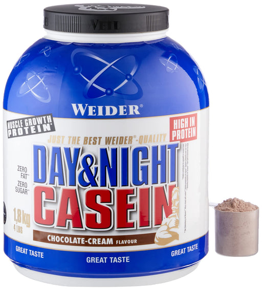 Weider Day &amp; Night Casein, Chocolate Cream - 1800 grams - Protein at MySupplementShop by Weider