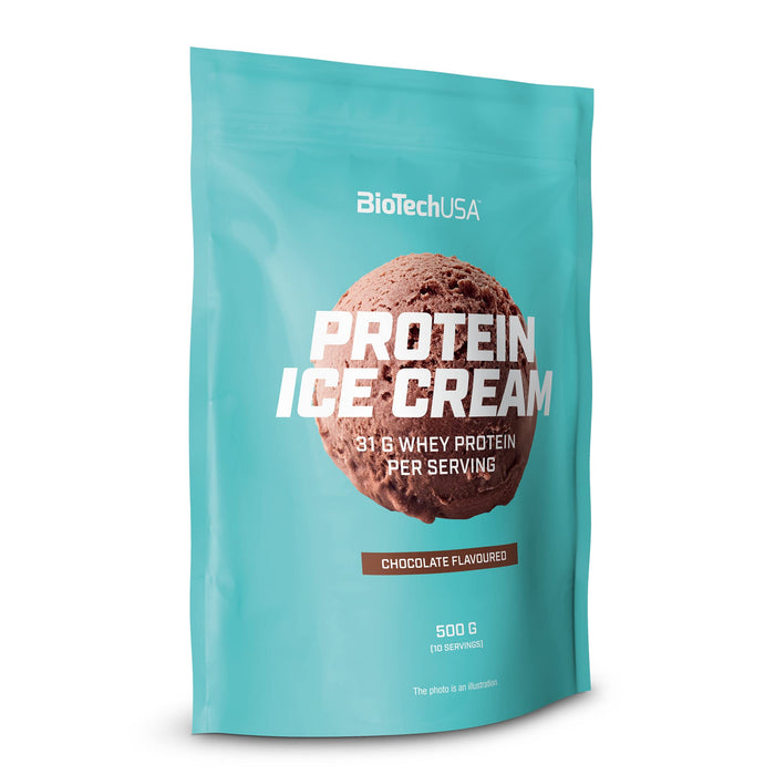 BioTechUSA Protein Ice Cream, Chocolate - 500g | High-Quality Combination Multivitamins & Minerals | MySupplementShop.co.uk