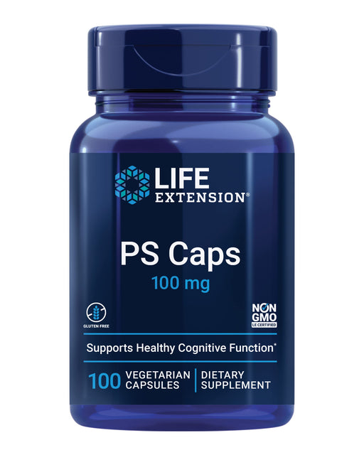 Life Extension PS Caps, 100mg - 100 vcaps | High-Quality Health and Wellbeing | MySupplementShop.co.uk