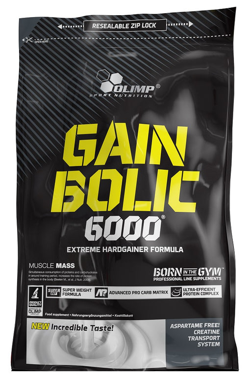 Olimp Nutrition Gain Bolic 6000, Cookies Cream - 1000 grams 10 Servings - Weight Gainers &amp; Carbs at MySupplementShop by Olimp Nutrition