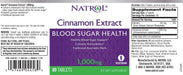 Natrol Cinnamon Extract, 1000mg - 80 tabs | High-Quality Health and Wellbeing | MySupplementShop.co.uk