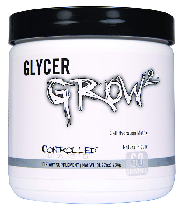 Controlled Labs GlycerGrow 2, Unflavored - 234 grams | High-Quality Special Formula | MySupplementShop.co.uk