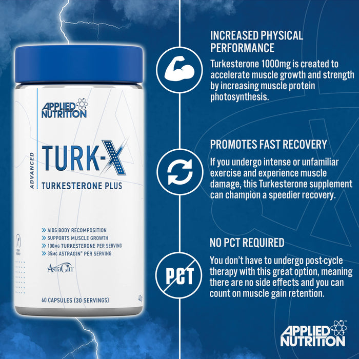 Applied Nutrition Turk X 60Caps | High-Quality Nutritional Supplement | MySupplementShop.co.uk