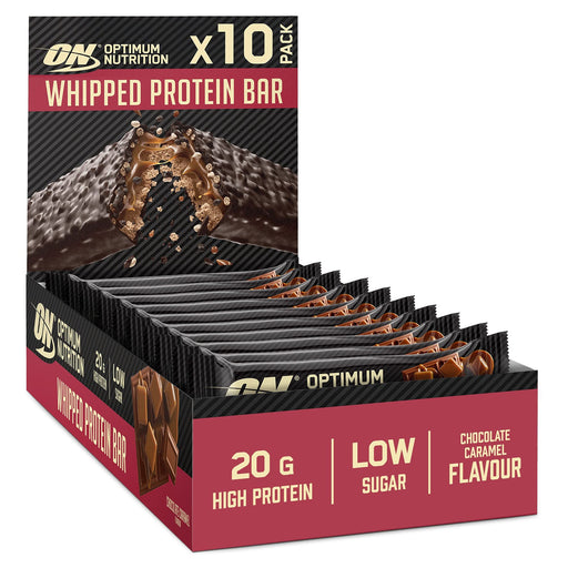 Optimum Nutrition Whipped Protein Bar 10 x 60g | High-Quality Protein Bars | MySupplementShop.co.uk