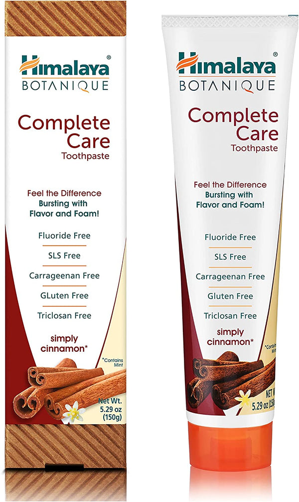 Himalaya Herbals Botanique Complete Care Toothpaste Simply Cinnamon 150g | High-Quality Health Foods | MySupplementShop.co.uk