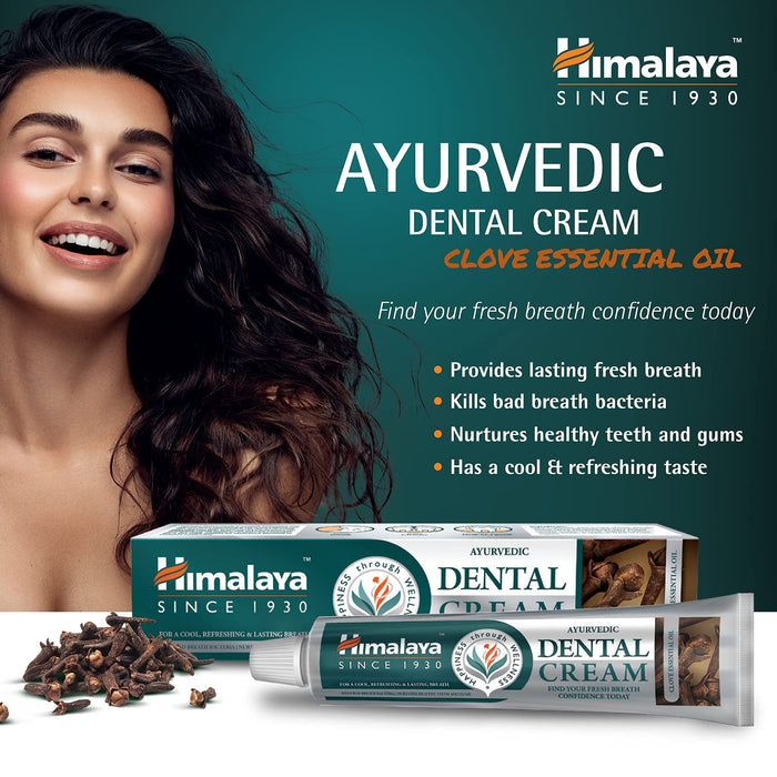 Himalaya Ayurvedic Dental Cream, Clove - 100g | High-Quality Toothpastes | MySupplementShop.co.uk
