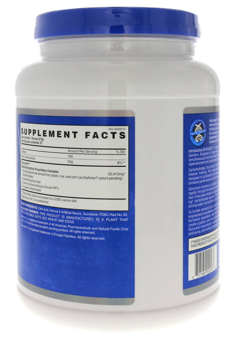 Evogen GlycoJect, Cherry - 1000 grams | High-Quality Pre & Post Workout | MySupplementShop.co.uk