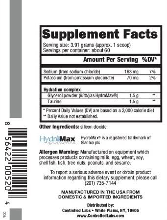 Controlled Labs GlycerGrow 2, Unflavored - 234 grams - Special Formula at MySupplementShop by Controlled Labs