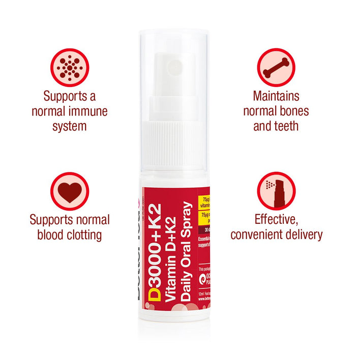 BetterYou Dlux Plus Vitamin D K2 Daily Oral Spray 12ml | High-Quality Vitamins & Minerals | MySupplementShop.co.uk