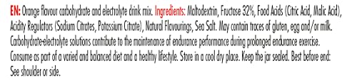 HIGH5 Energy Hydration Drink Refreshing Mix of Carbohydrates and Electrolytes (Orange 12 x 47g) - Sports Nutrition at MySupplementShop by HIGH