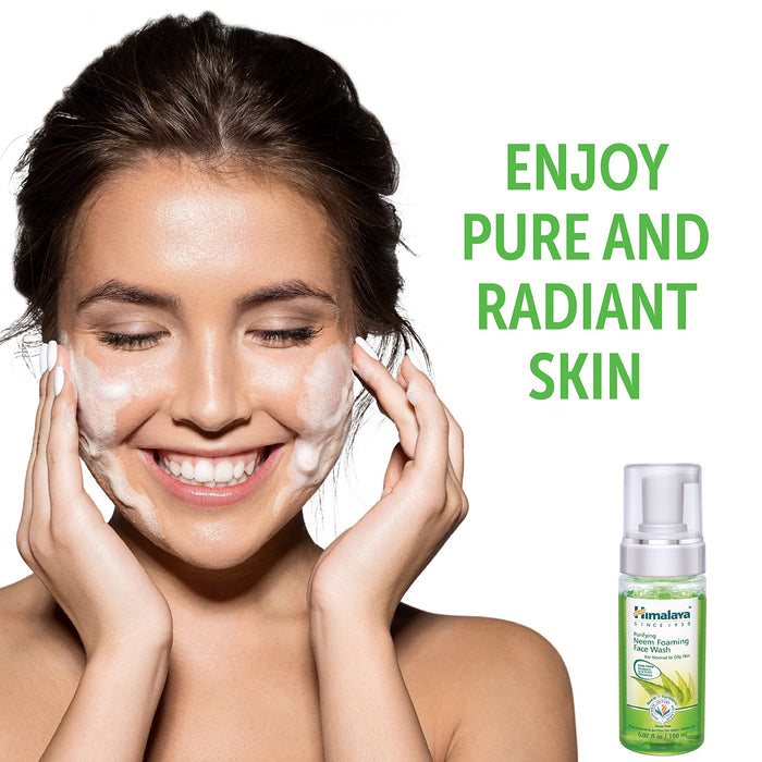 Himalaya Purifying Neem Foaming Face Wash - 150 ml. - Sports Supplements at MySupplementShop by Himalaya