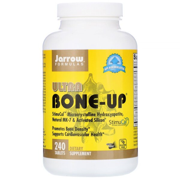 Jarrow Formulas Ultra Bone-Up - 240 tabs - Health and Wellbeing at MySupplementShop by Jarrow Formulas