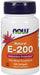 NOW Foods Vitamin E-200 - Natural (Mixed Tocopherols) - 100 softgels - Vitamins & Minerals at MySupplementShop by NOW Foods