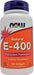 NOW Foods Vitamin E-400, Natural - 100 softgels - Vitamins & Minerals at MySupplementShop by NOW Foods