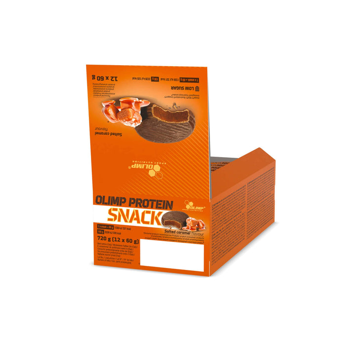 Olimp Nutrition Protein Snack, Salted Caramel (Limited Edition) - 12 x 60g - Protein Bars at MySupplementShop by Olimp Nutrition