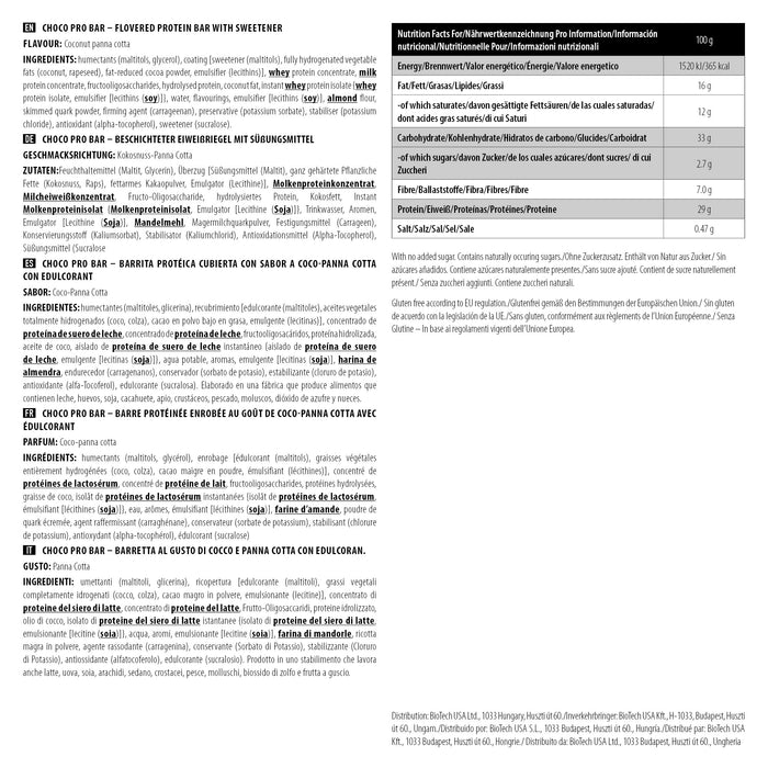 SciTec Choco Pro Bar - 20 x 50g - Protein Bars at MySupplementShop by SciTec