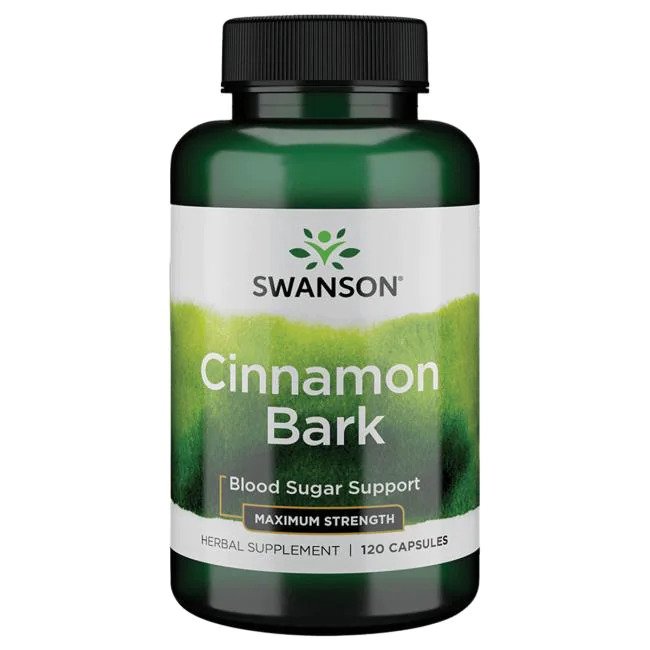 Swanson Cinnamon Bark, Maximum Strength - 120 caps - Special Formula at MySupplementShop by Swanson