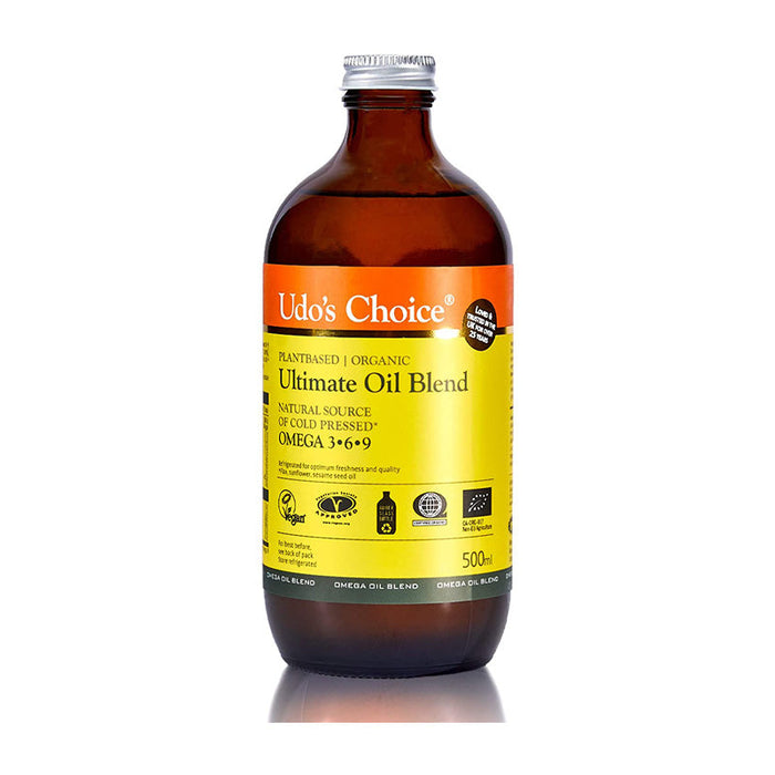 Udo's Choice Organic Ultimate Oil Blend 500ml | High-Quality Vitamins & Supplements | MySupplementShop.co.uk