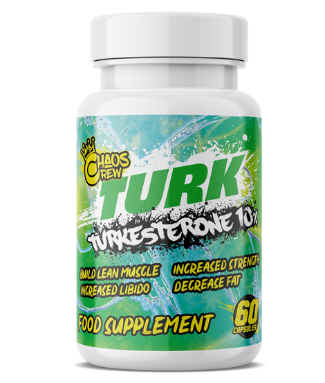Chaos Crew Turk Unflavoured (Turkesterone 10%) 60 Capsules - Sports Nutrition at MySupplementShop by Chaos