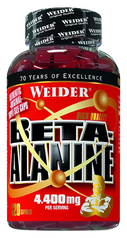 Weider Beta-Alanine - 120 caps | High-Quality Amino Acids and BCAAs | MySupplementShop.co.uk