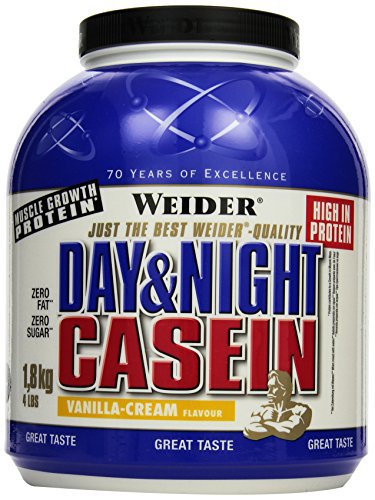 Weider Day &amp; Night Casein, Chocolate Cream - 1800 grams - Protein at MySupplementShop by Weider