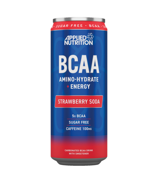 Applied Nutrition BCAA Can 24x330ml Strawberry Soda | High-Quality Sports & Nutrition | MySupplementShop.co.uk