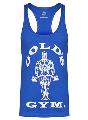 Golds Gym Stringer Joe Premium Vest Royal Blue - Stringer at MySupplementShop by Golds Gym