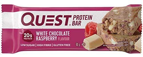 Quest Nutrition Quest Bar 12x60g White Chocolate Raspberry | High-Quality Protein Bars | MySupplementShop.co.uk