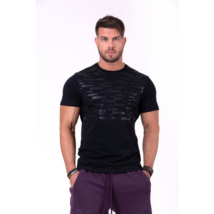 Nebbia More Than Basic!<br> T-Shirt 145 - Black - Medium - T-Shirt at MySupplementShop by Nebbia