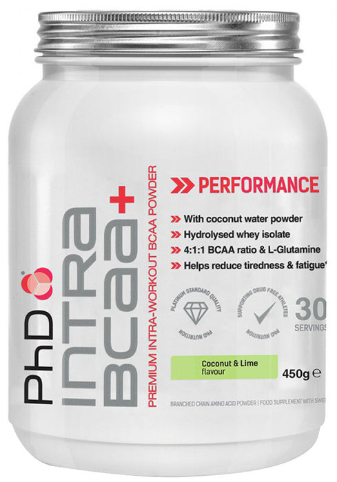 PhD Intra BCAA+, Fruit Punch - 450 grams - Default Title - Amino Acids and BCAAs at MySupplementShop by PhD