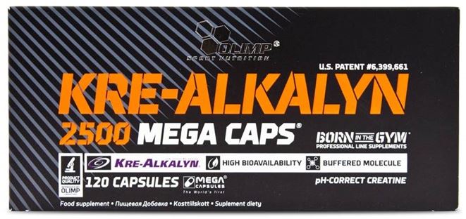 Olimp Nutrition Kre-Alkalyn 2500 Mega Caps - 120 caps - Creatine Supplements at MySupplementShop by Olimp Nutrition