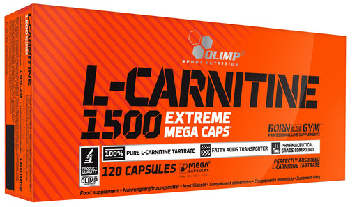 Olimp Nutrition L-Carnitine 1500 Extreme - 120 caps - Amino Acids and BCAAs at MySupplementShop by Olimp Nutrition