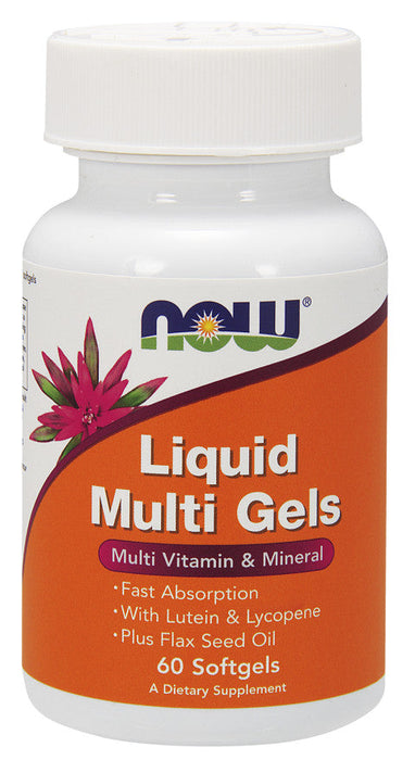 NOW Foods Liquid Multi Gels - 60 softgels - Vitamins & Minerals at MySupplementShop by NOW Foods