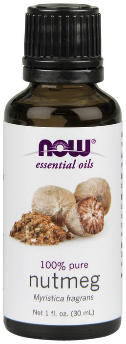 NOW Foods Essential Oil, Nutmeg Oil - 30 ml. - Health and Wellbeing at MySupplementShop by NOW Foods