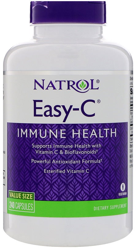 Natrol Easy-C, 500mg - 240 caps | High-Quality Sports Supplements | MySupplementShop.co.uk